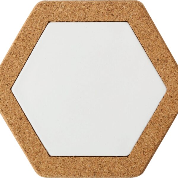 I AM CREATIVE Korkuntersetzer Hexagon 5000.48 19 x17 cm