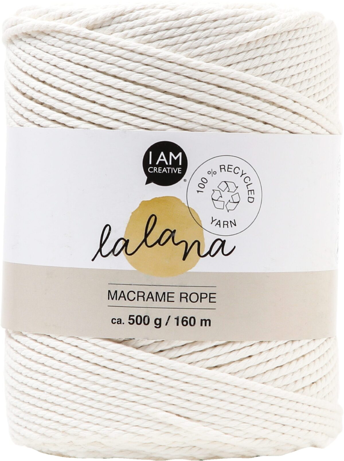 I AM CREATIVE Macrame Rope 6203.02 cream 2mm, 500g – Hochwertig & günstig bei ShopDeca