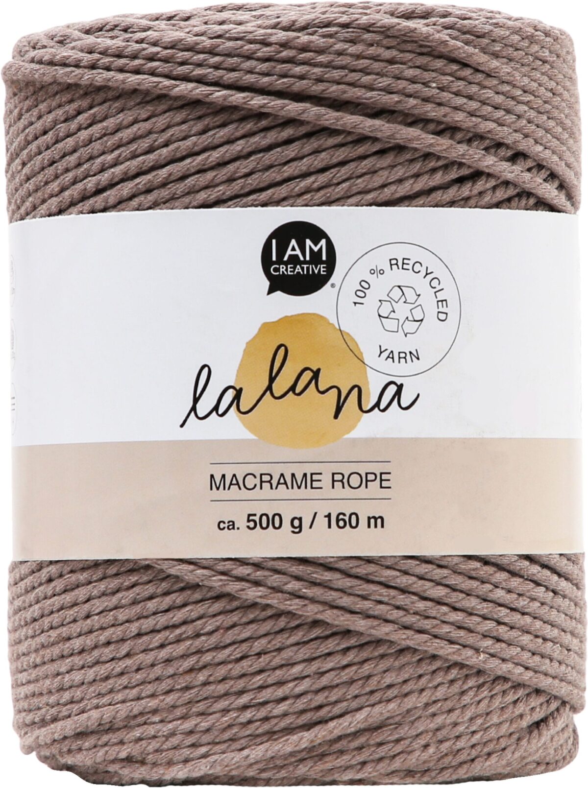 I AM CREATIVE Macrame Rope 6203.04 coffee 2mm, 500g – Hochwertig & günstig bei ShopDeca