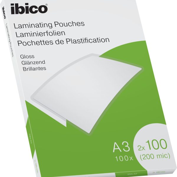 IBICO Laminiertasche A3 627320 glanz, 100my 100 Stk