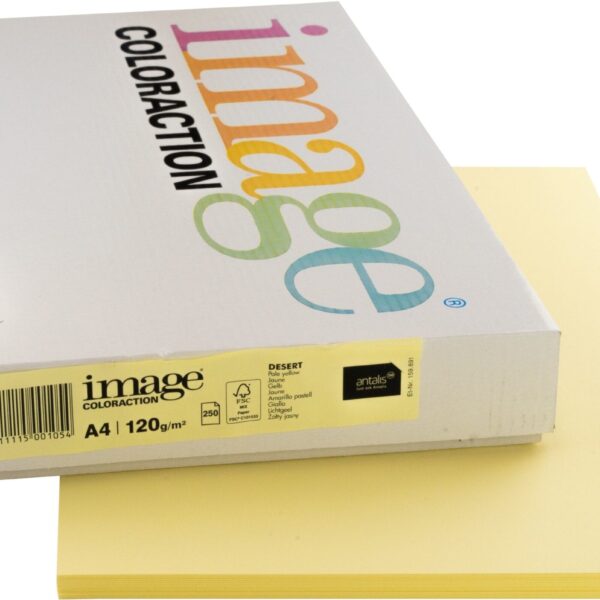 IMAGE COLORACTION Kopierpapier Desert A4 266644 120g, gelb 250 Blatt