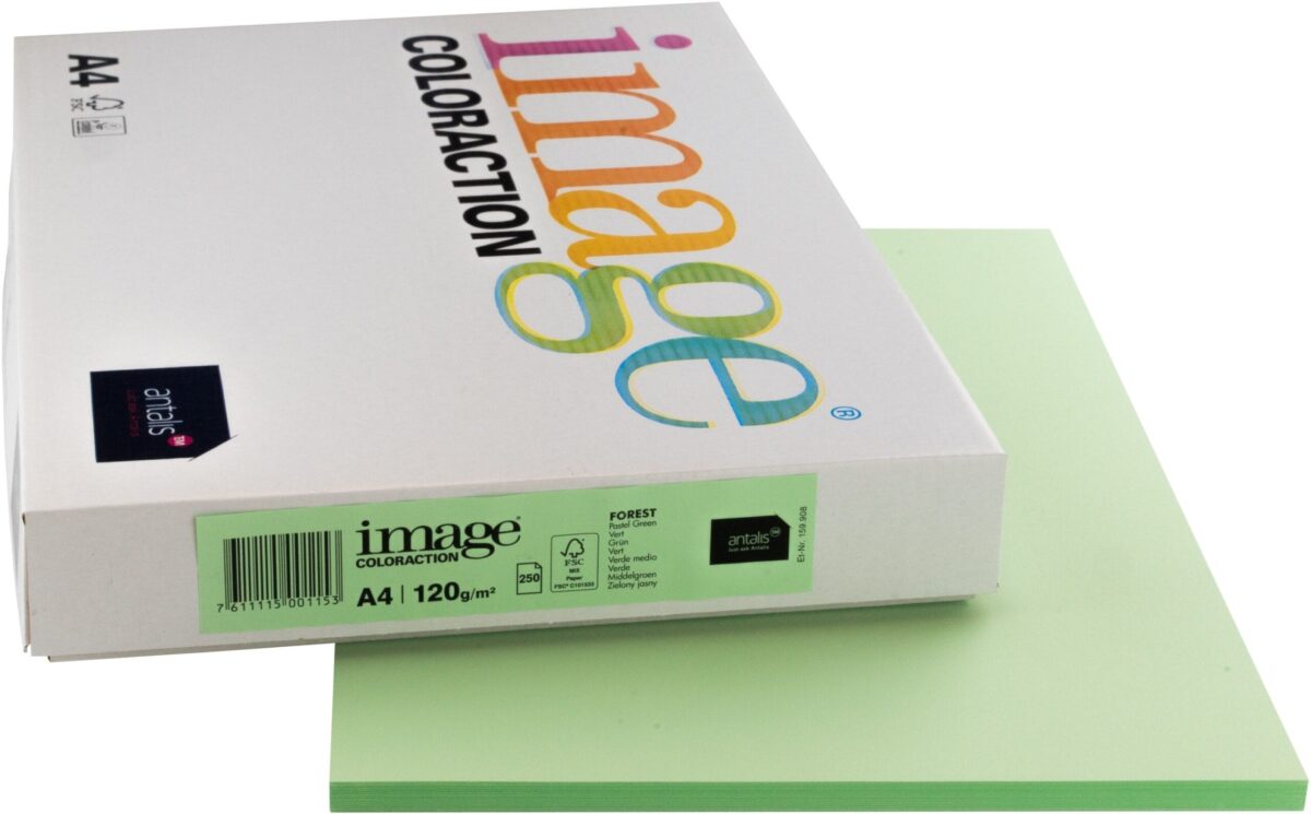 IMAGE COLORACTION Kopierpapier Forest A4 266689 120g, grün 250 Blatt – Hochwertig & günstig bei ShopDeca