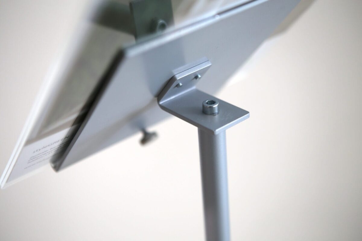 Infoständer Plain silber – Hochwertig & günstig bei ShopDeca