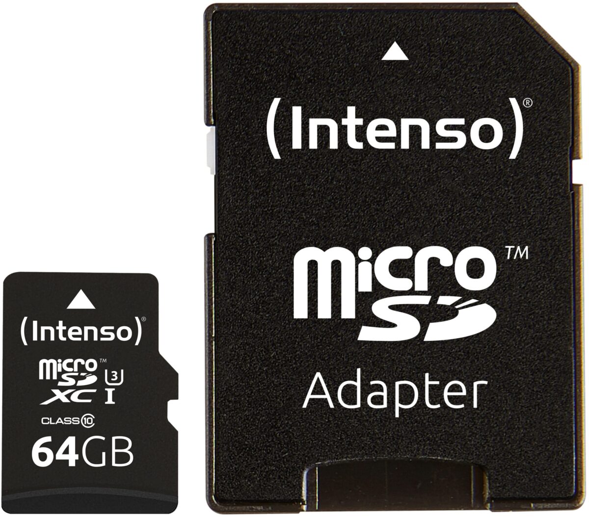 INTENSO Micro SDXC Card PRO 64GB 3433490 with adapter, UHS-I – Hochwertig & günstig bei ShopDeca