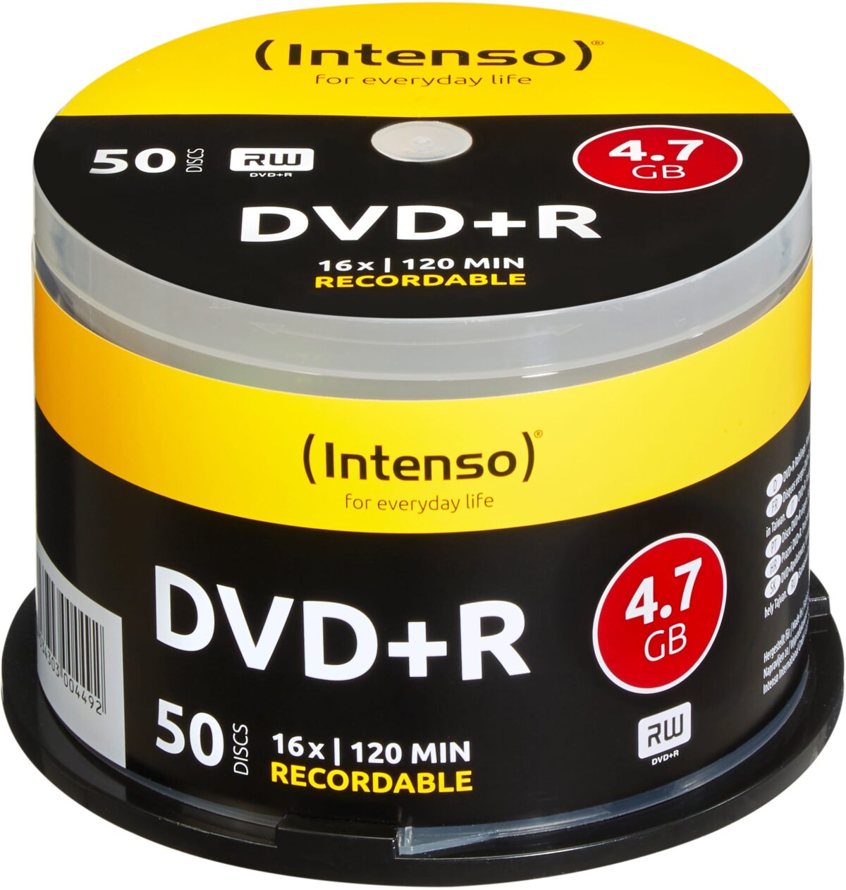 INTENSO DVD+R Cake Box 4.7GB 4111155 16X 50 PCS – Hochwertig & günstig bei ShopDeca