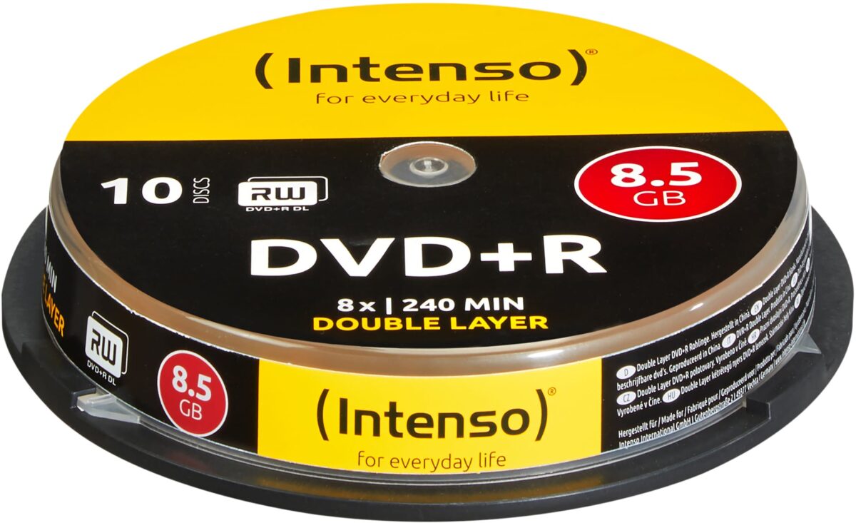 INTENSO DVD+R Cake Box 8.5GB 4311142 8X DL 10 PCS – Hochwertig & günstig bei ShopDeca