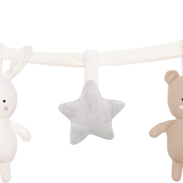 JABADABADO Kinderwagenkette Teddy/Hase N0143 45cm