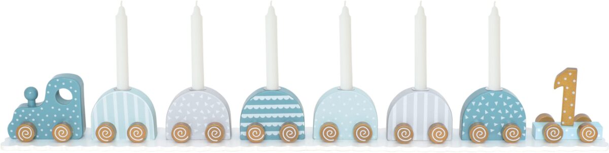 JABADABADO Zug mit Kerzen T265 blau, Zahlen 0-9 – Hochwertig & günstig bei ShopDeca