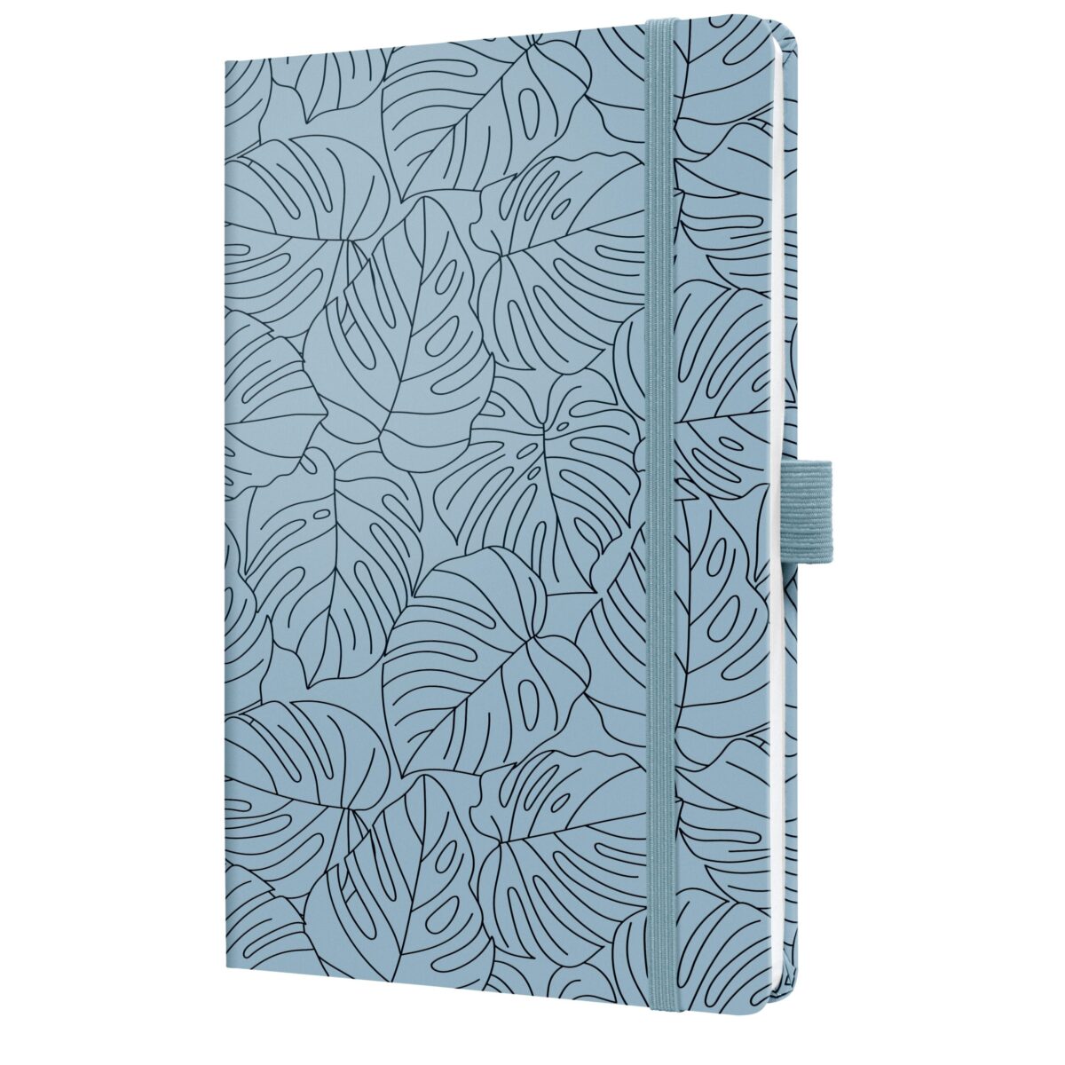 JOLIE Notizbuch A5 JN353 Blue Monstera, liniert 174 S. – Hochwertig & günstig bei ShopDeca