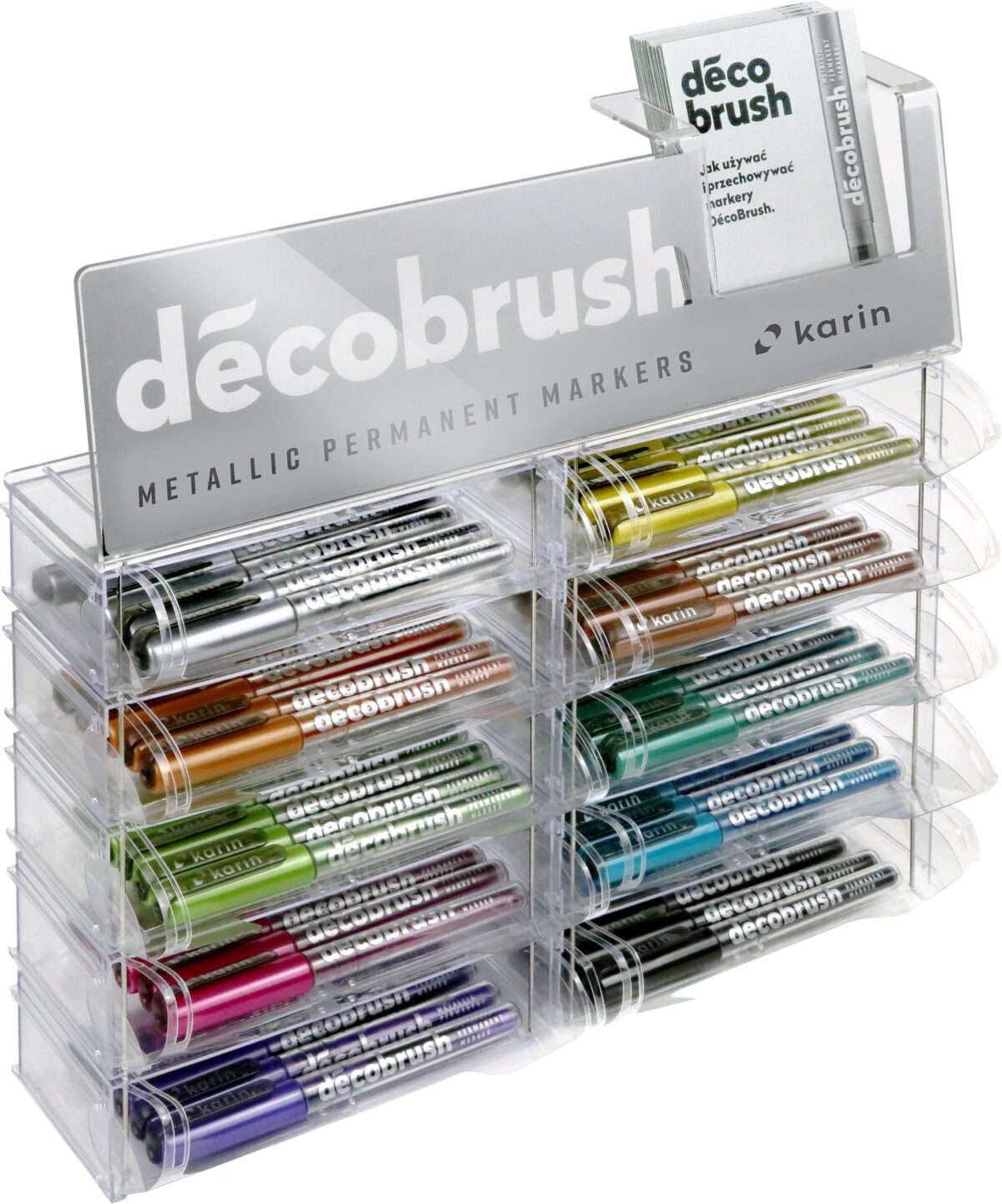 KARIN Deco Brush Metallic 28Z2 Display 120 Stück – Hochwertig & günstig bei ShopDeca