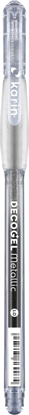 KARIN-30Z302-5904446029340 KARIN Gelpen DECOGEL 1.0 METALLIC 30Z302 grau – Hochwertig & günstig bei ShopDeca