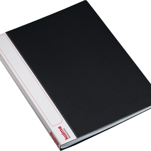 KOLMA Sichtbuch Selection A4 03.708.06 recycling schwarz 20 Taschen