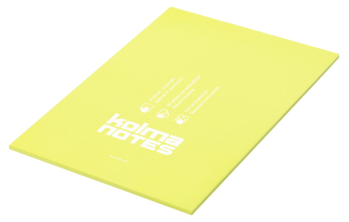 KOLMA kolma NOTES A5 13.005.11 1x50 Blatt gelb – Hochwertig & günstig bei ShopDeca