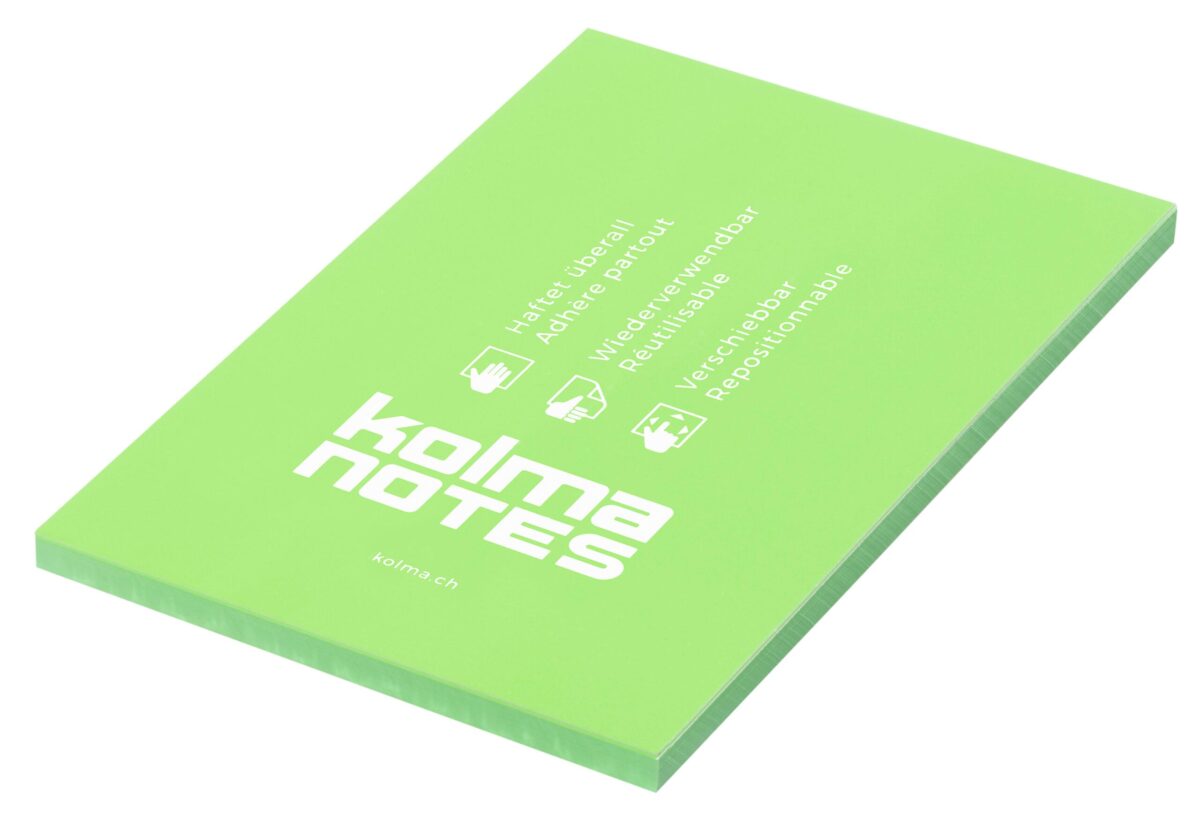 KOLMA kolma NOTES A6 13.006.01 1x100 Blatt grün – Hochwertig & günstig bei ShopDeca
