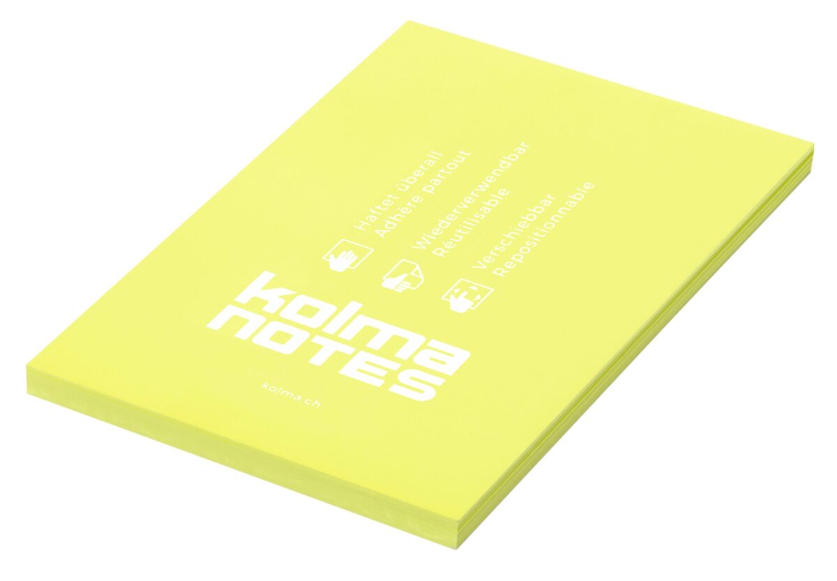 KOLMA kolma NOTES A6 13.006.11 1x100 Blatt gelb – Hochwertig & günstig bei ShopDeca