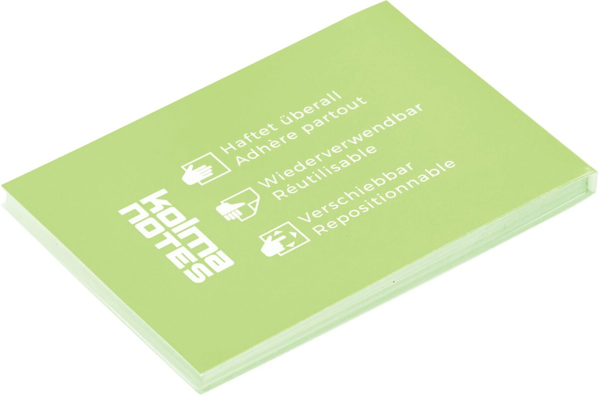 KOLMA kolma NOTES A7 13.007.01 1x100 Blatt grün – Hochwertig & günstig bei ShopDeca