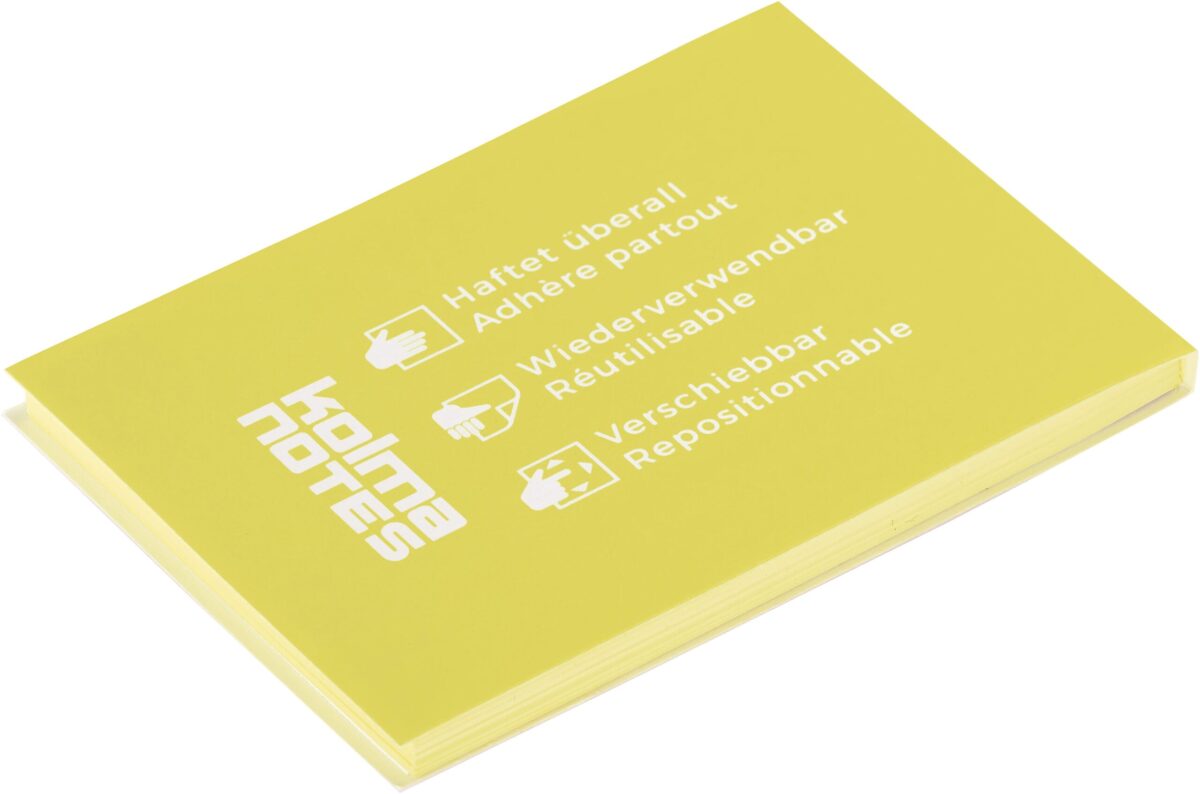 KOLMA kolma NOTES A7 13.007.11 1x100 Blatt gelb – Hochwertig & günstig bei ShopDeca