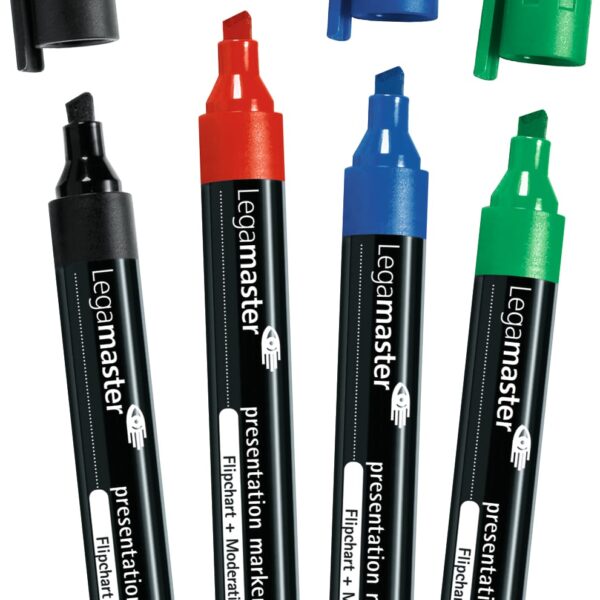 LEGAMASTER Moderationsmarker TZ41 2-5mm 7-155094 4er Etui