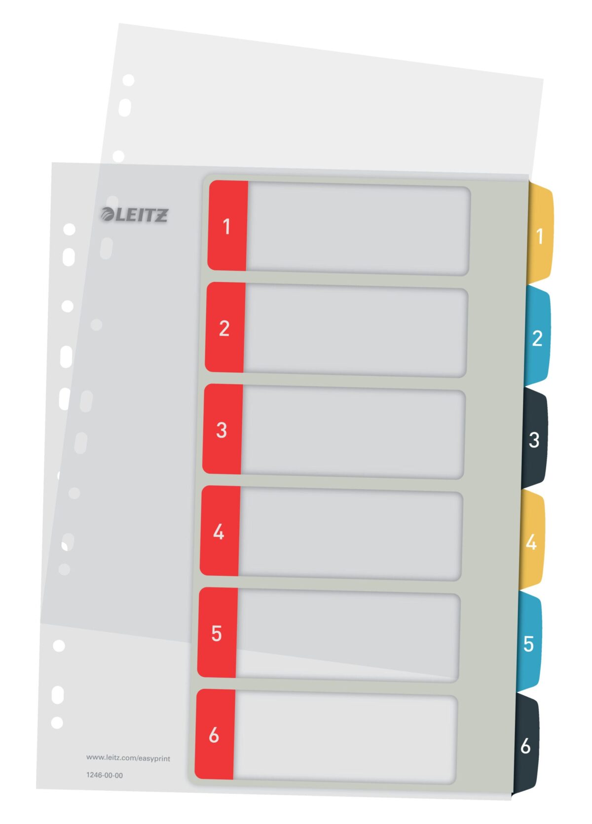 LEITZ Register PP Cosy A4 1246-00-00 multicolor 1-6 – Hochwertig & günstig bei ShopDeca