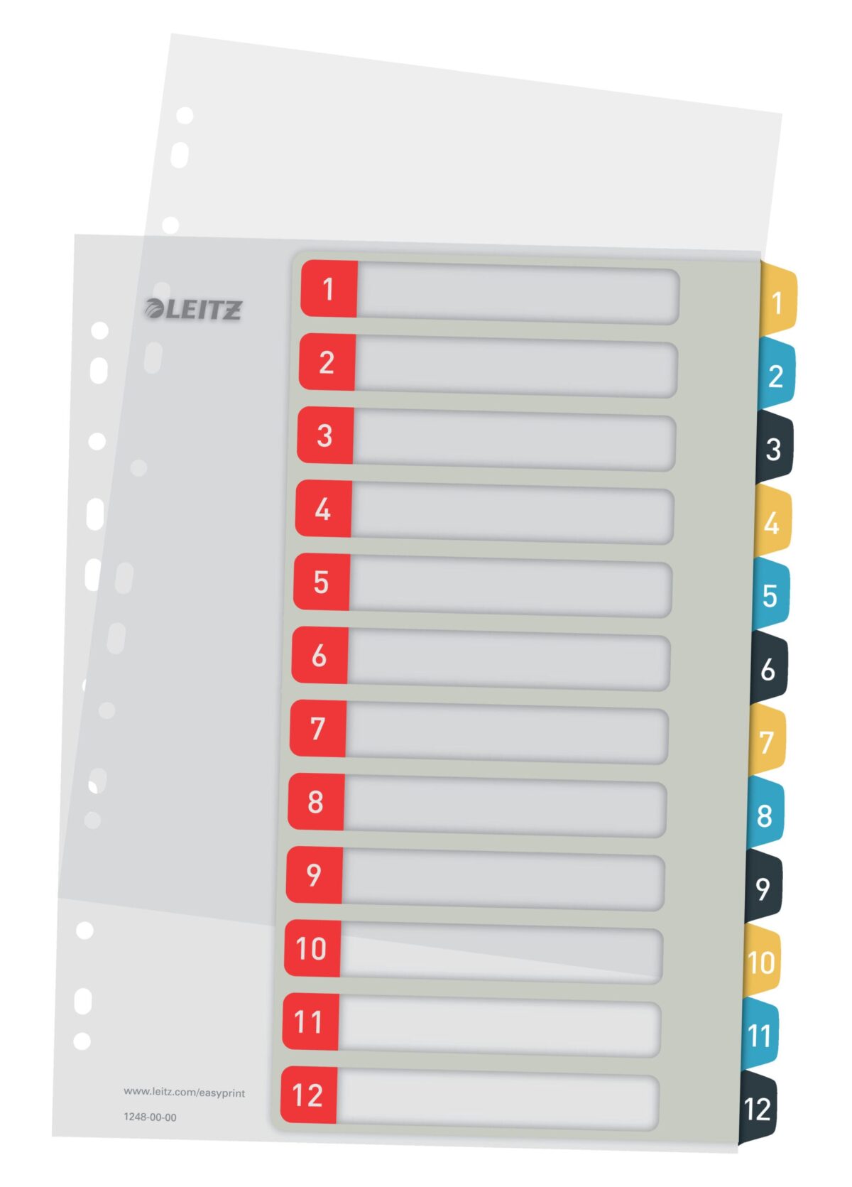LEITZ Register PP Cosy A4 1248-00-00 mulitcolor 1-12 – Hochwertig & günstig bei ShopDeca