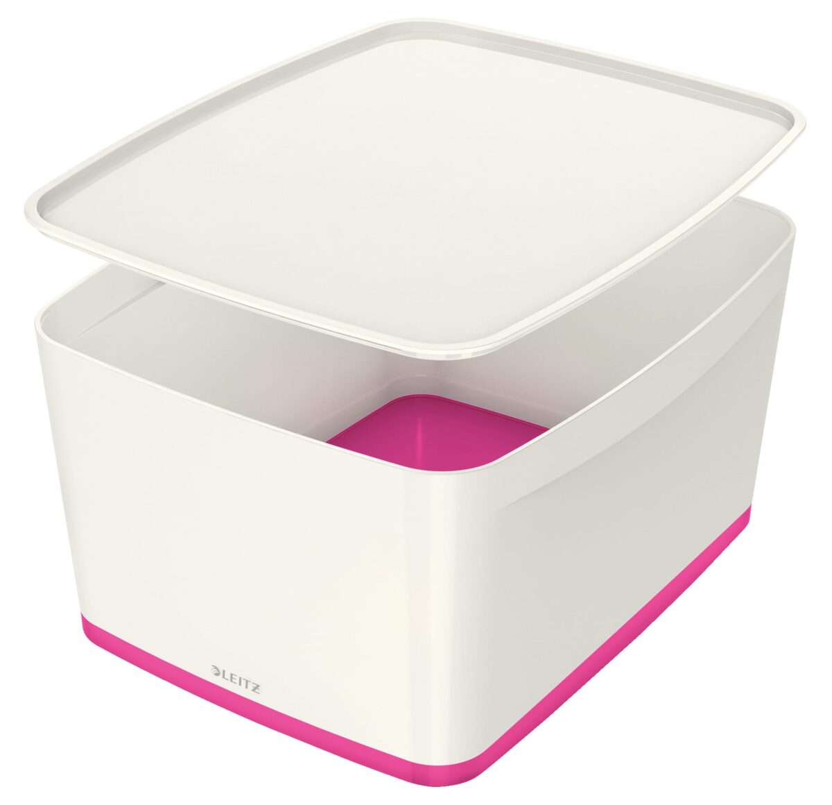 LEITZ MyBox Gross, mit Deckel 18lt 52161023 weiss/pink – Hochwertig & günstig bei ShopDeca
