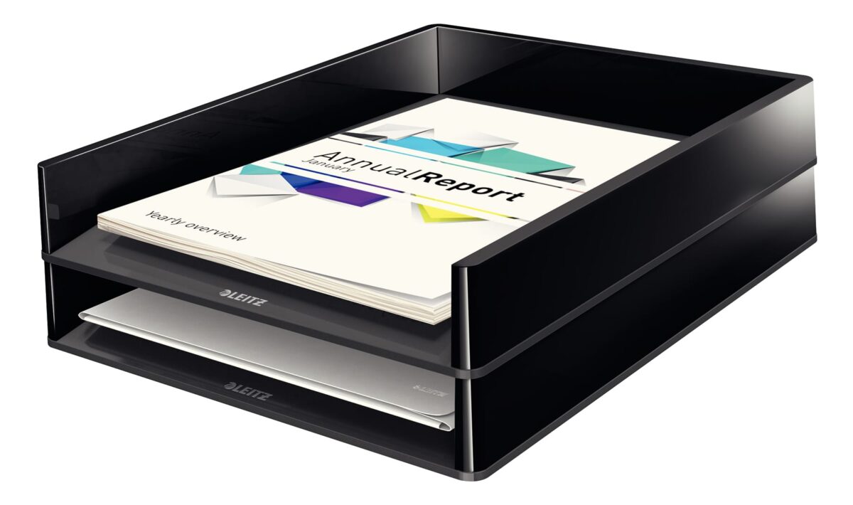 LEITZ Briefkorb Duo Color 53610095 schwarz – Hochwertig & günstig bei ShopDeca