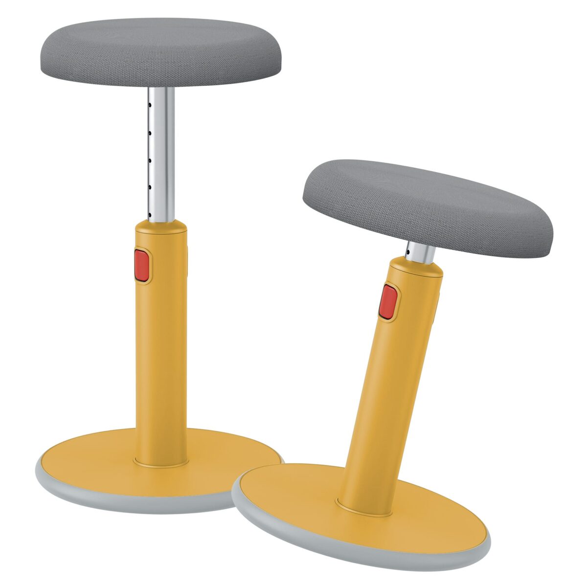 LEITZ Sitz/- Stehhocker Cosy 6518-00-19 gelb Sitzhöhe 46-79 cm 1 Stk – Hochwertig & günstig bei ShopDeca