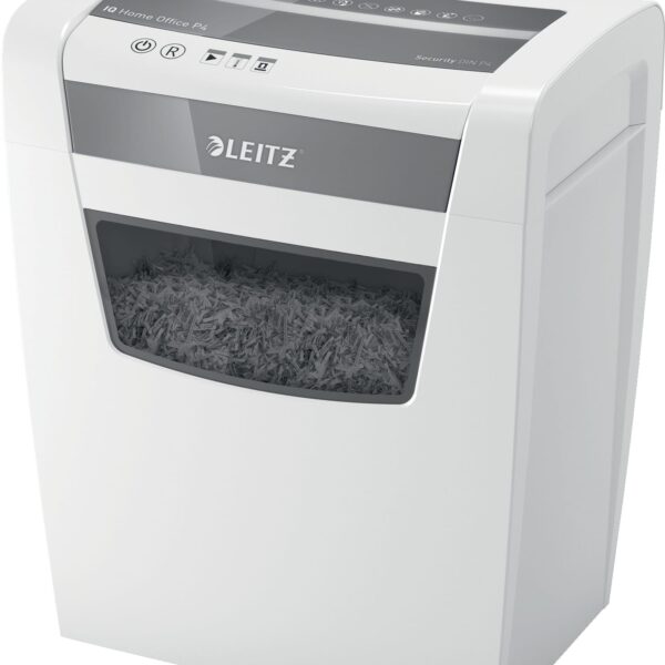 LEITZ Aktenvernichter IQ 8009-00-00 Home Office, P-4, 23lt