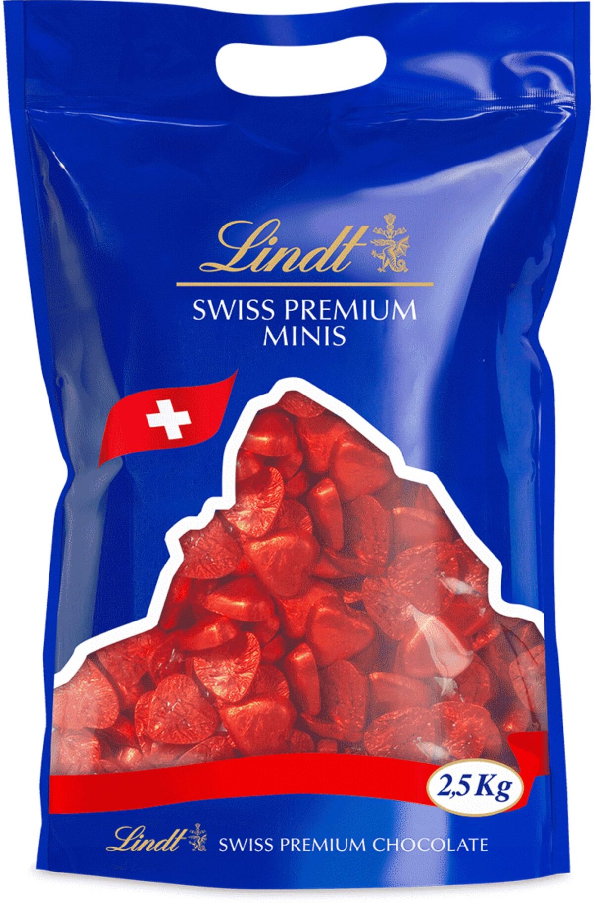 LINDT Herzli Rot 491280 Milch 2500g – Hochwertig & günstig bei ShopDeca