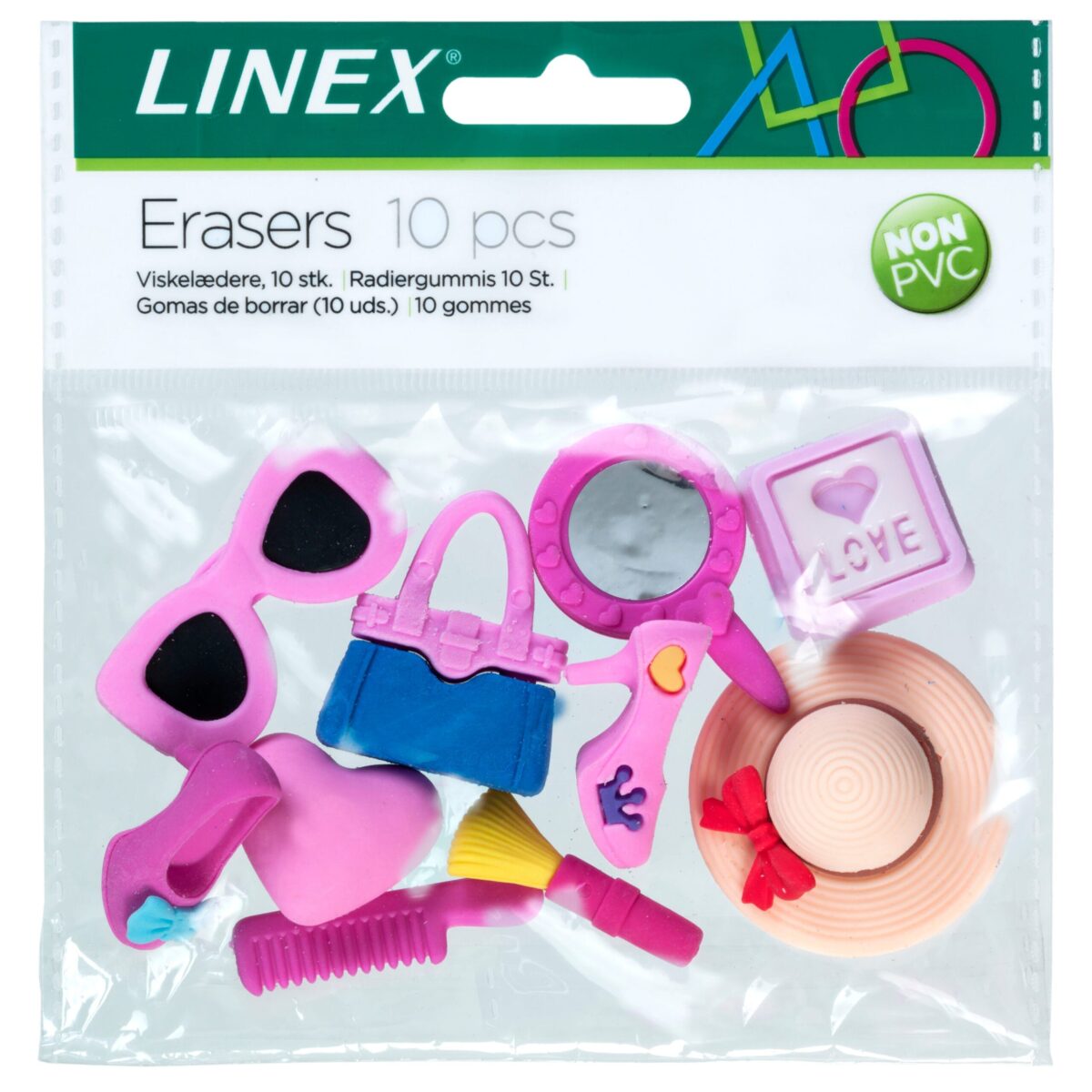 LINEX Radiergummi-Set 400082011 Girls 3D 10 Stück – Hochwertig & günstig bei ShopDeca
