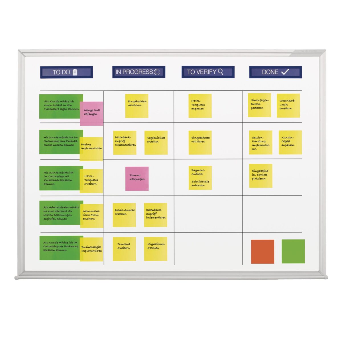 MAGNETOPLAN SCRUM Board 1200x900mm 1240498 Standard inkl. Zubehör – Hochwertig & günstig bei ShopDeca