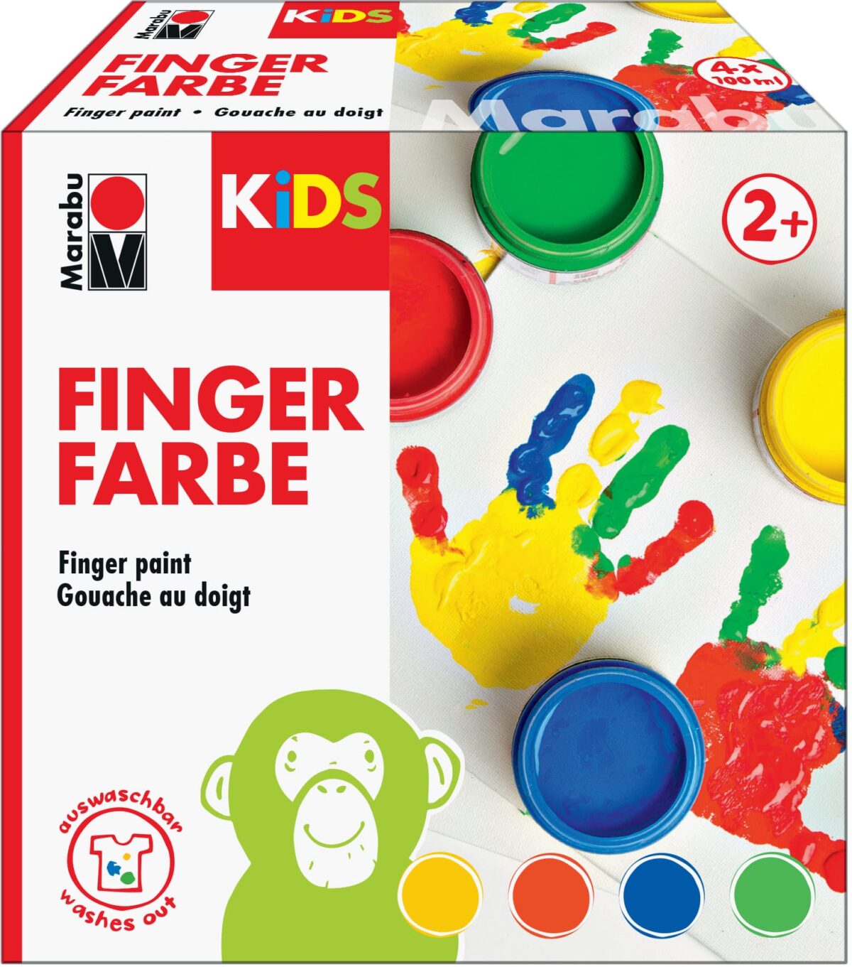 MARABU Kids Fingermalfarben 030300080 4 Farben – Hochwertig & günstig bei ShopDeca