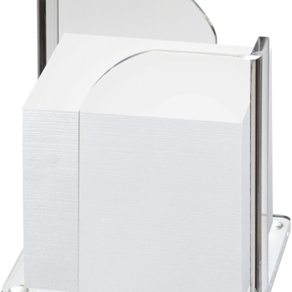 MAUL Zettelbox Acryl 102x109x102mm 19540 05 glasklar, ohne Zettel