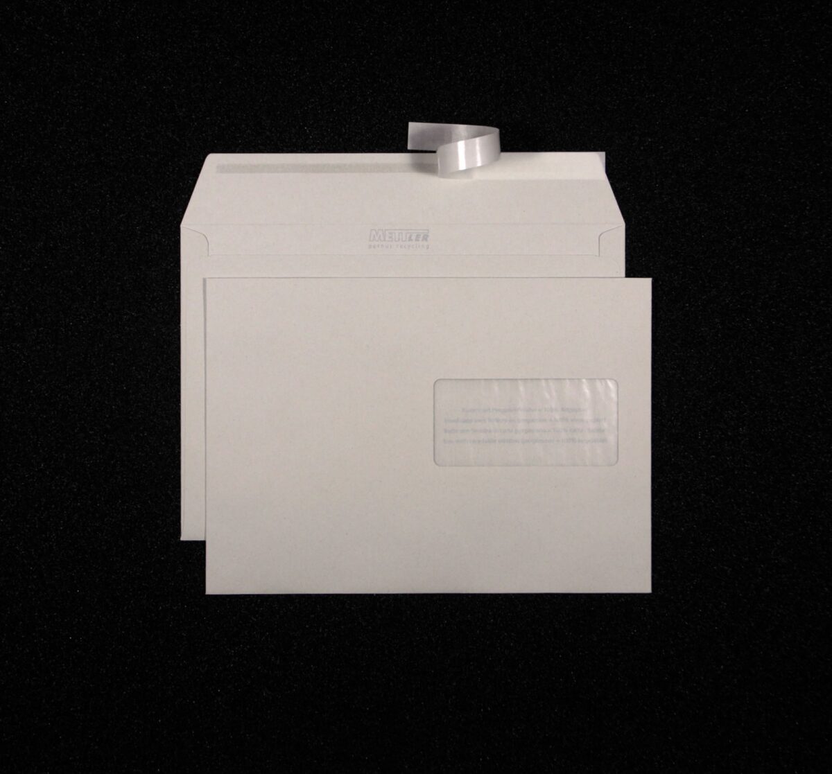 METTLER Couvert Fenster rechts C5 8044 100g, recycling 500 Stk. – Hochwertig & günstig bei ShopDeca