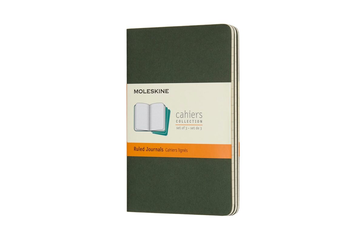 MOLESKINE Cahier P/A6, 3x, Liniert 855211 Myrtengrün 3 Stück – Hochwertig & günstig bei ShopDeca