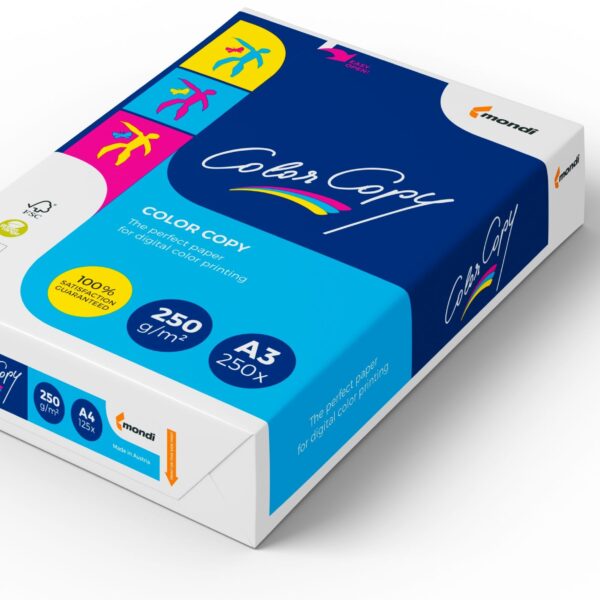 MONDI Color Copy Paper A3 88118371 250g, weiss 125 Blatt