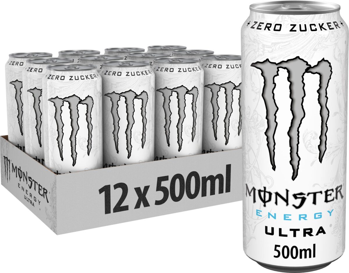 MONSTER ENERGY Ultra White, Alu 129400001201 50 cl, 12 Stk – Hochwertig & günstig bei ShopDeca