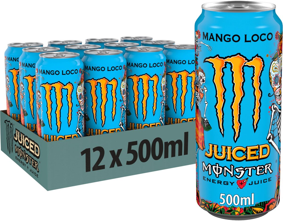 MONSTER ENERGY Juice Mango Loco, Alu 129400001601 50 cl, 12 Stk – Hochwertig & günstig bei ShopDeca