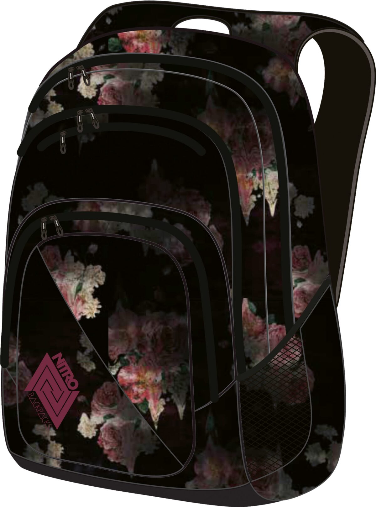 NITRO Rucksack Stash 29, black rose 878011-086 schwarz 49x30x22cm – Hochwertig & günstig bei ShopDeca
