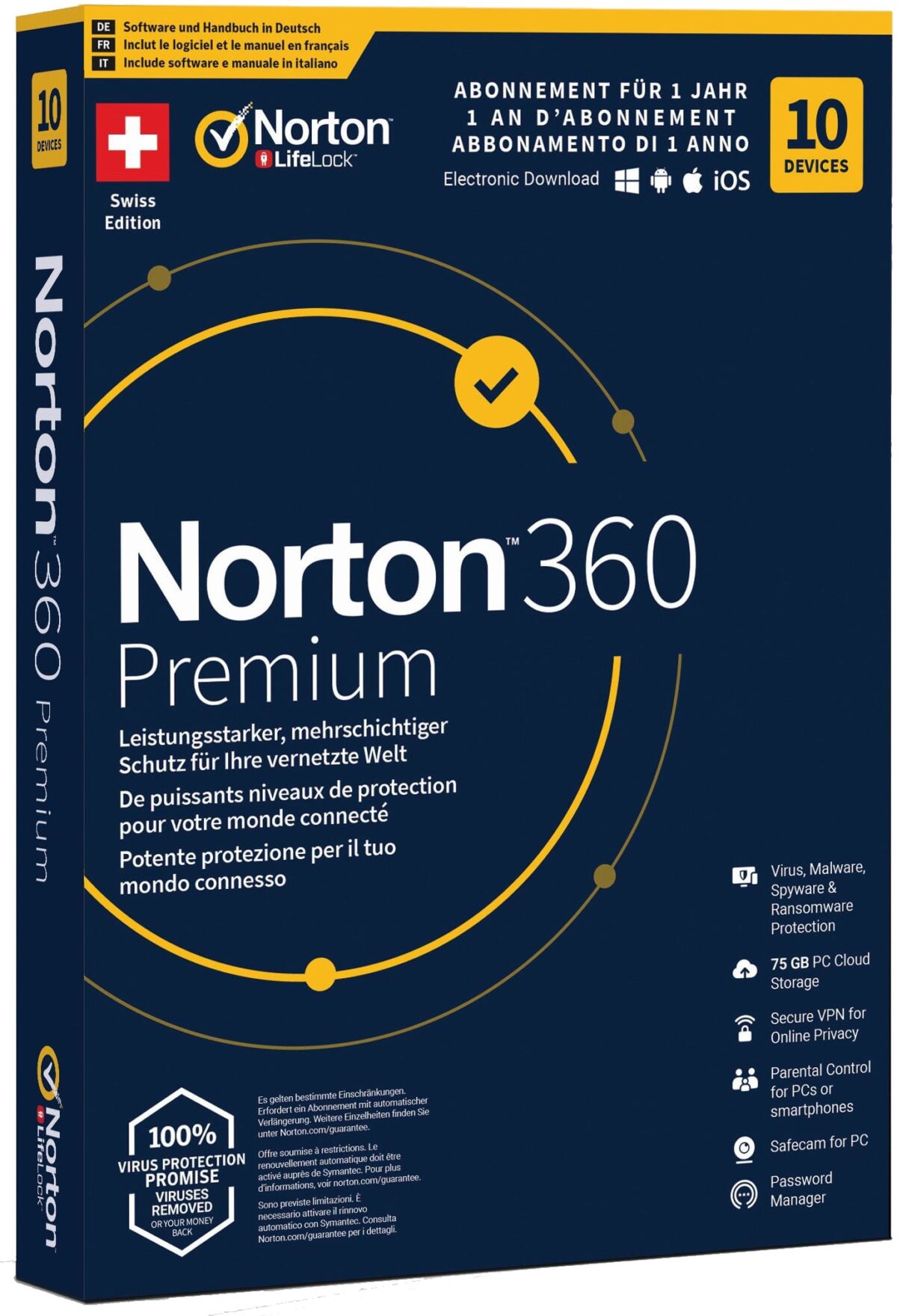 NORTON Norton Security 360, 21401900 10 Geräte – Hochwertig & günstig bei ShopDeca