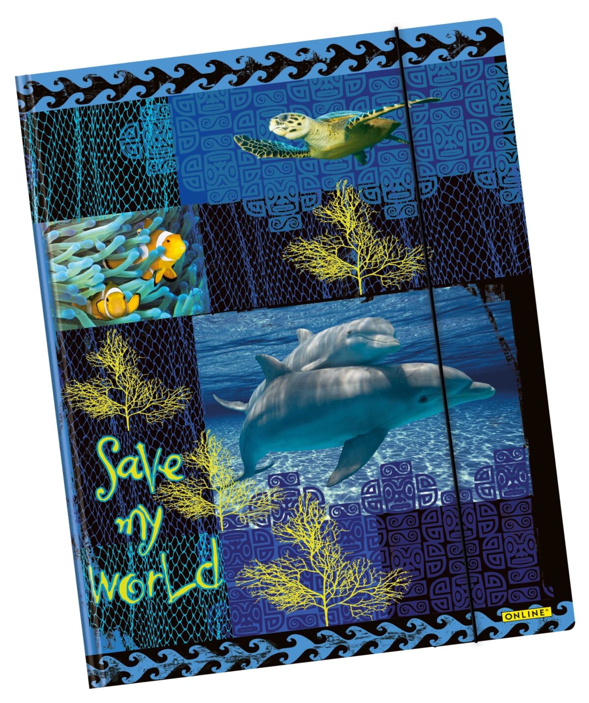 ONLINE Gummizugmappe A3 07913/6 Save My World – Hochwertig & günstig bei ShopDeca