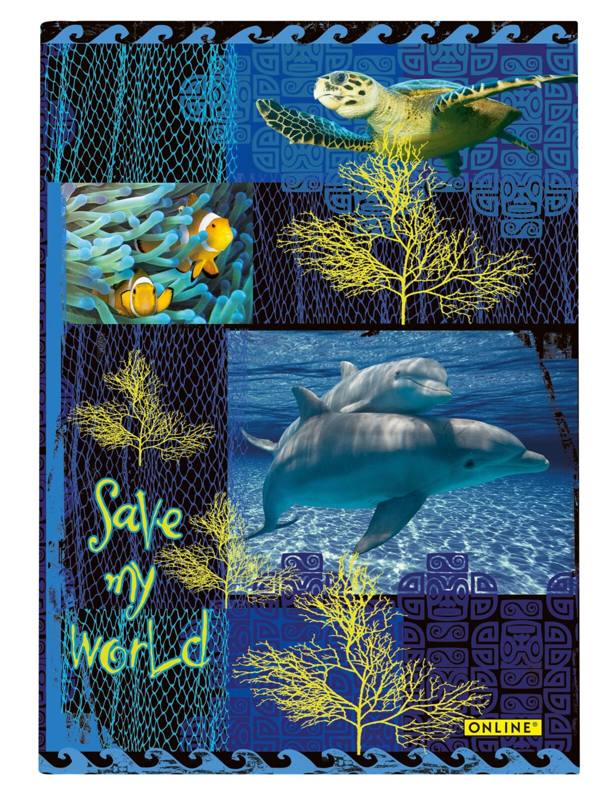 ONLINE Kladde Save my World A5 07914/6 80g, 96 Blatt, dotted – Hochwertig & günstig bei ShopDeca