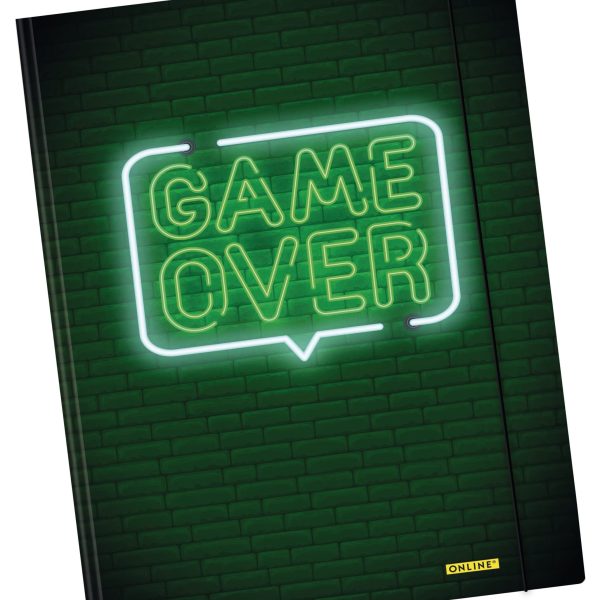 ONLINE Gummizugmappe A4 07924/6 Game Over