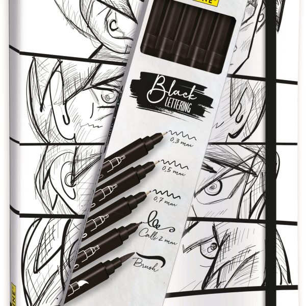 ONLINE Set Manga 8190 Bullet Jour.& Black Lettering