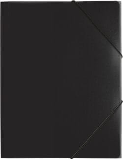 PAGNA Gummibandmappe Trend A4 21613-01 schwarz 3 Klappen