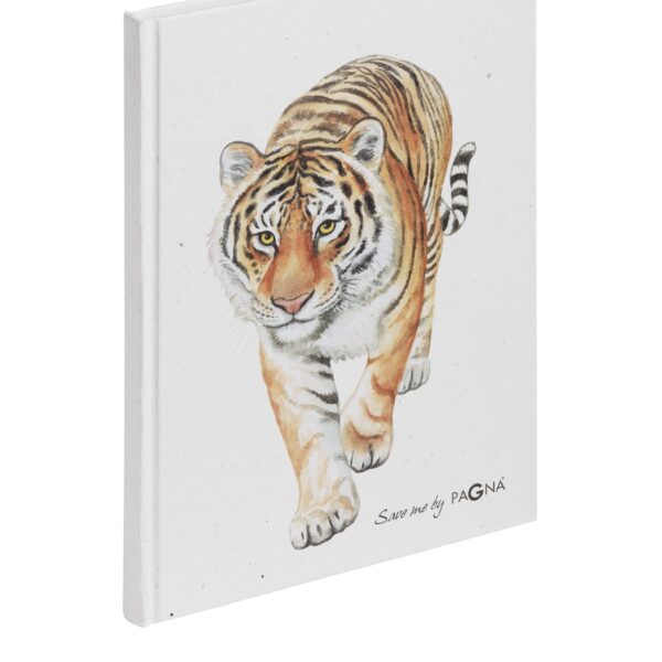 PAGNA Notizbuch Save me A5 26091-15 Tieger 128S, dotted lines