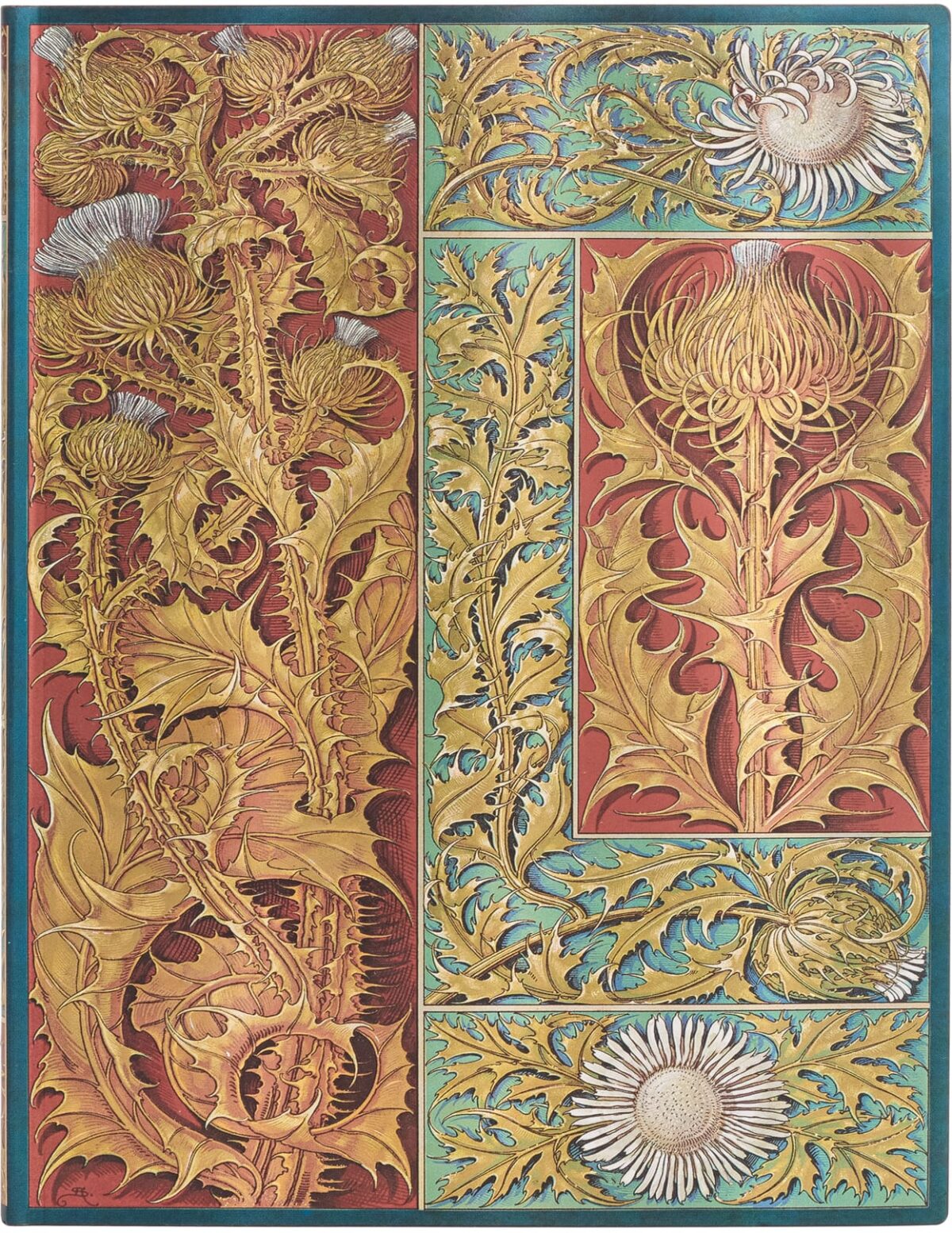 PAPERBLANKS Notizbuch Ultra FB9406-7 Wilde Distel, liniert 176 S. – Hochwertig & günstig bei ShopDeca
