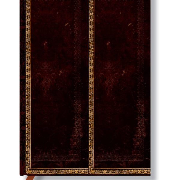 PAPERBLANKS Schwarzes Marokkoleder Mini PB840-9 lin. 100x140mm, 176 S.