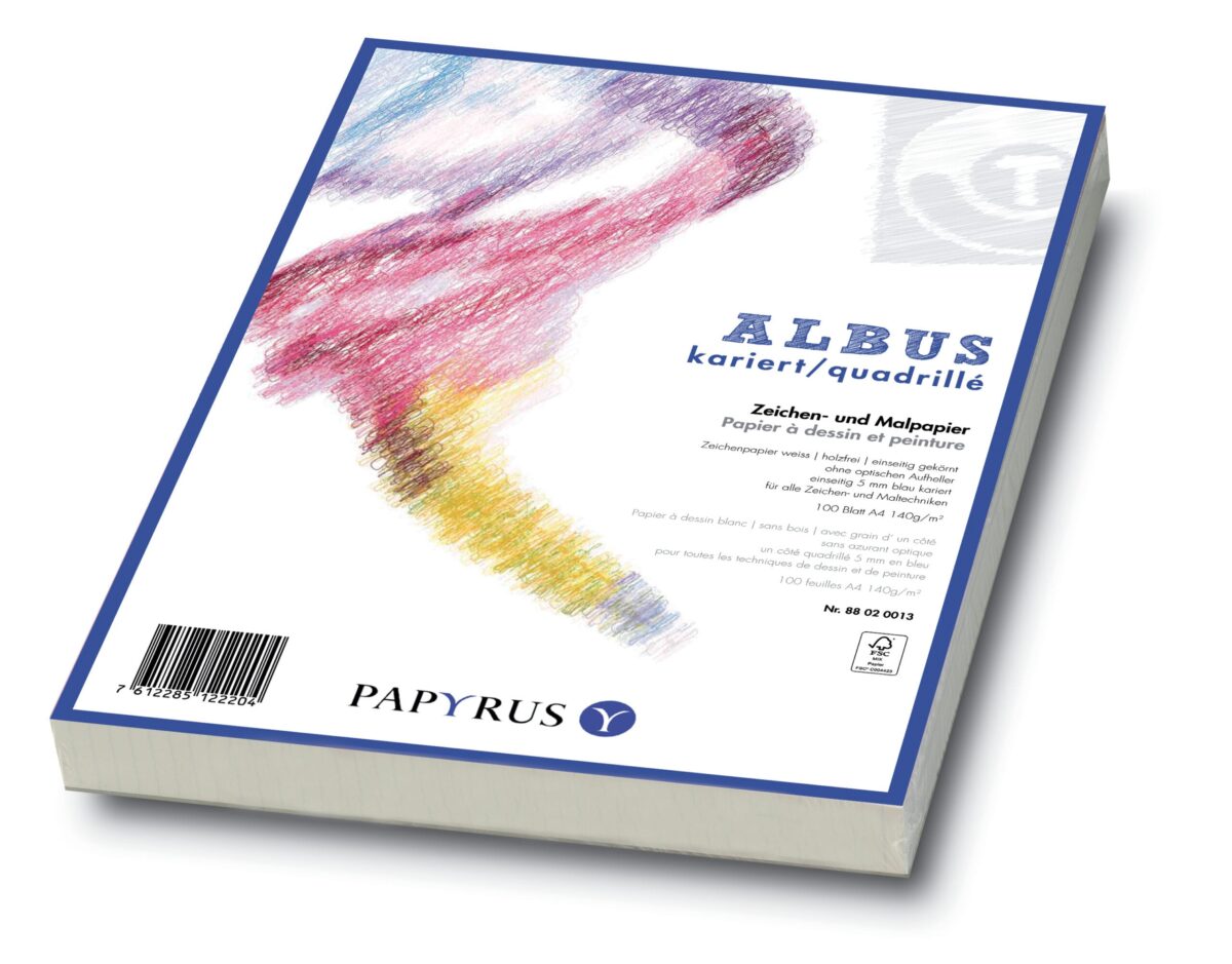 PAPYRUS Zeichenpapier A2 88248958 160g, kariert 5mm 100 Blatt – Hochwertig & günstig bei ShopDeca