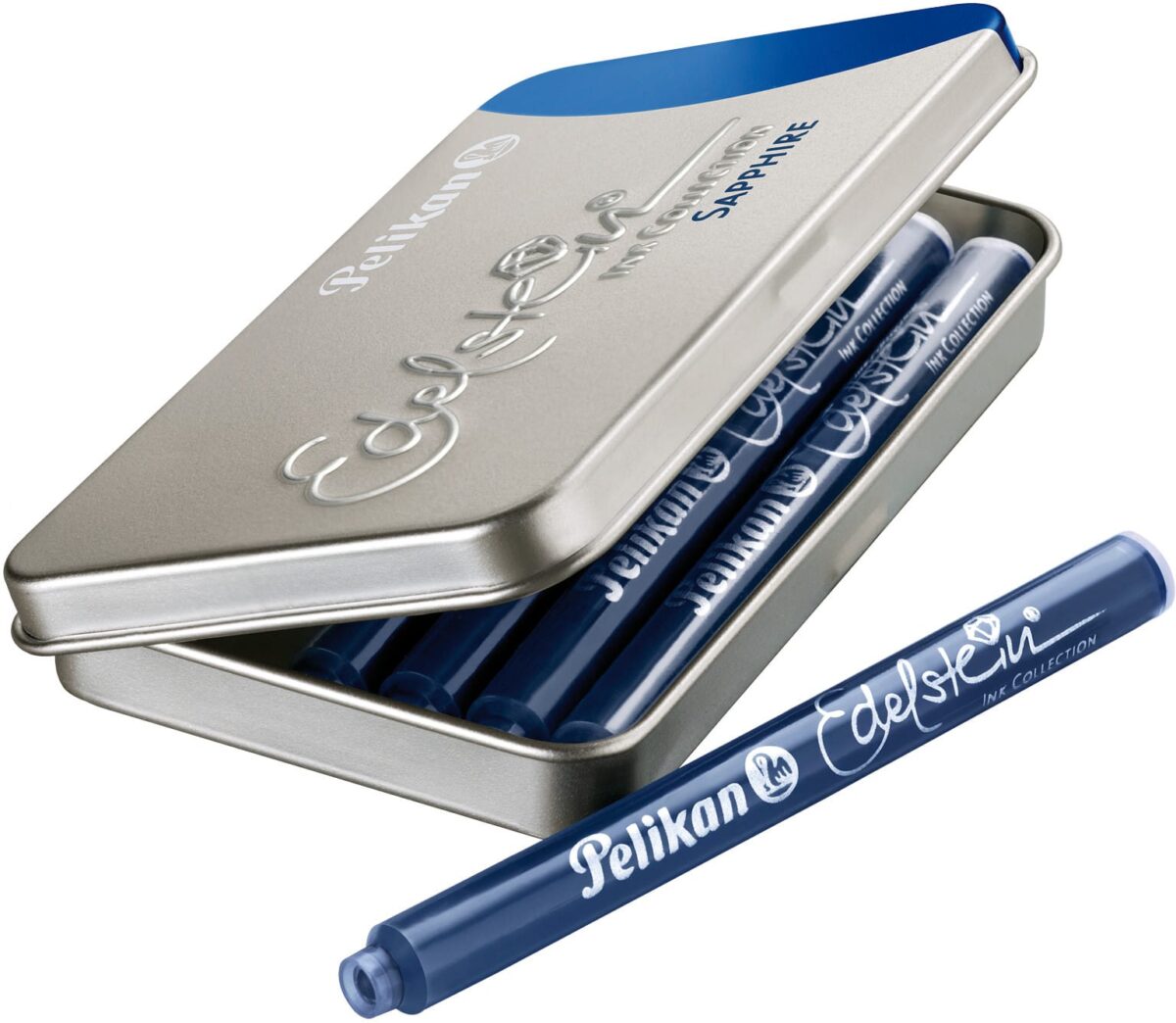 PELIKAN Tintenpatrone Edelstein 339630 blau 6 Stück – Hochwertig & günstig bei ShopDeca